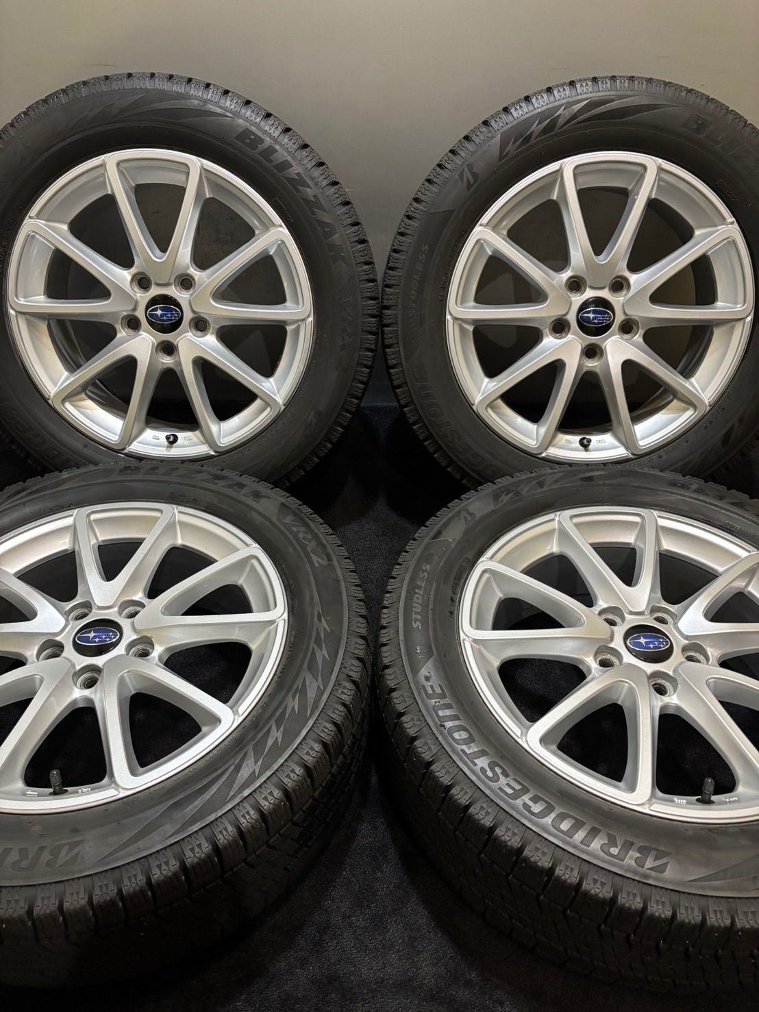 225 55 R 17 VRX 2 20年製 スバル 17インチ 7 J 114 3 5 H スタッドレス 4本 レガシィ アウトバック 南6 L 130