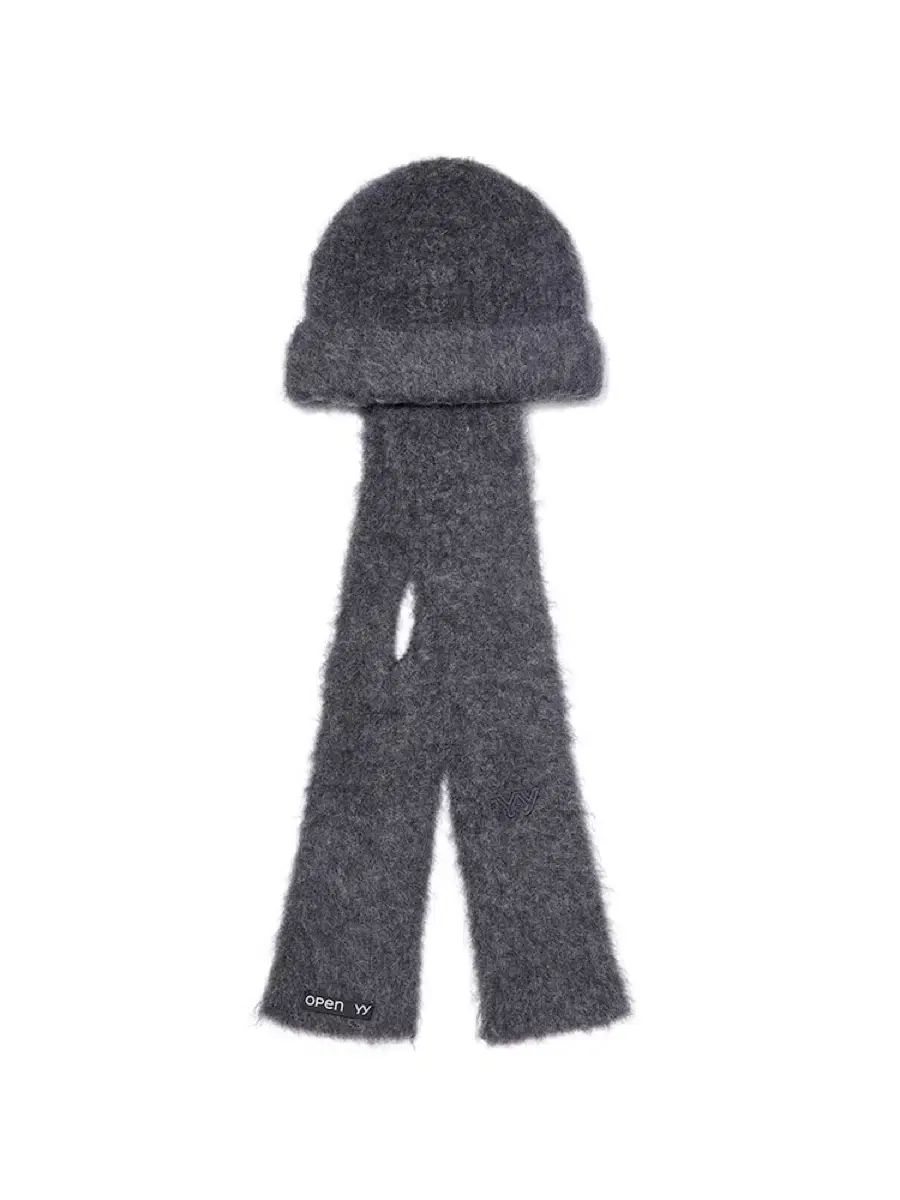 Open YY オープンワイワイ モヘア スカーフ ビーニー