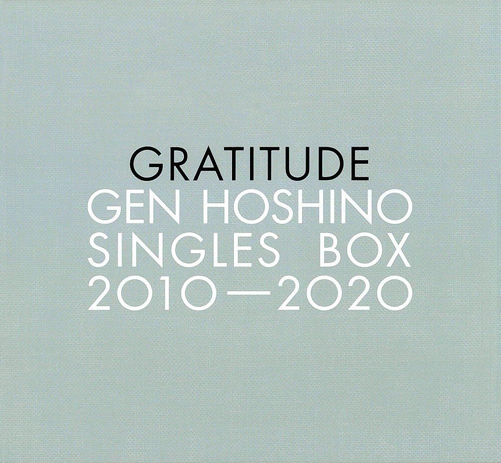 Gen Hoshino Singles Box “GRATITUDE