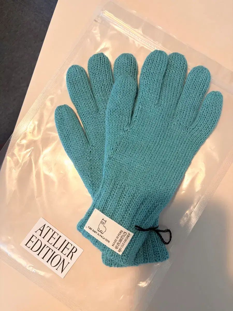 アトリエエディEDITION ベイビーアルパカ 手袋 グローブ