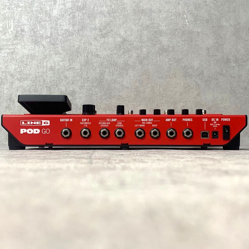 LINE 6 POD GO 限定レッド ギターマルチエフェクター LINE 6 POD GO 限定レッド ギターマルチエフェクター 限定モデル】POD