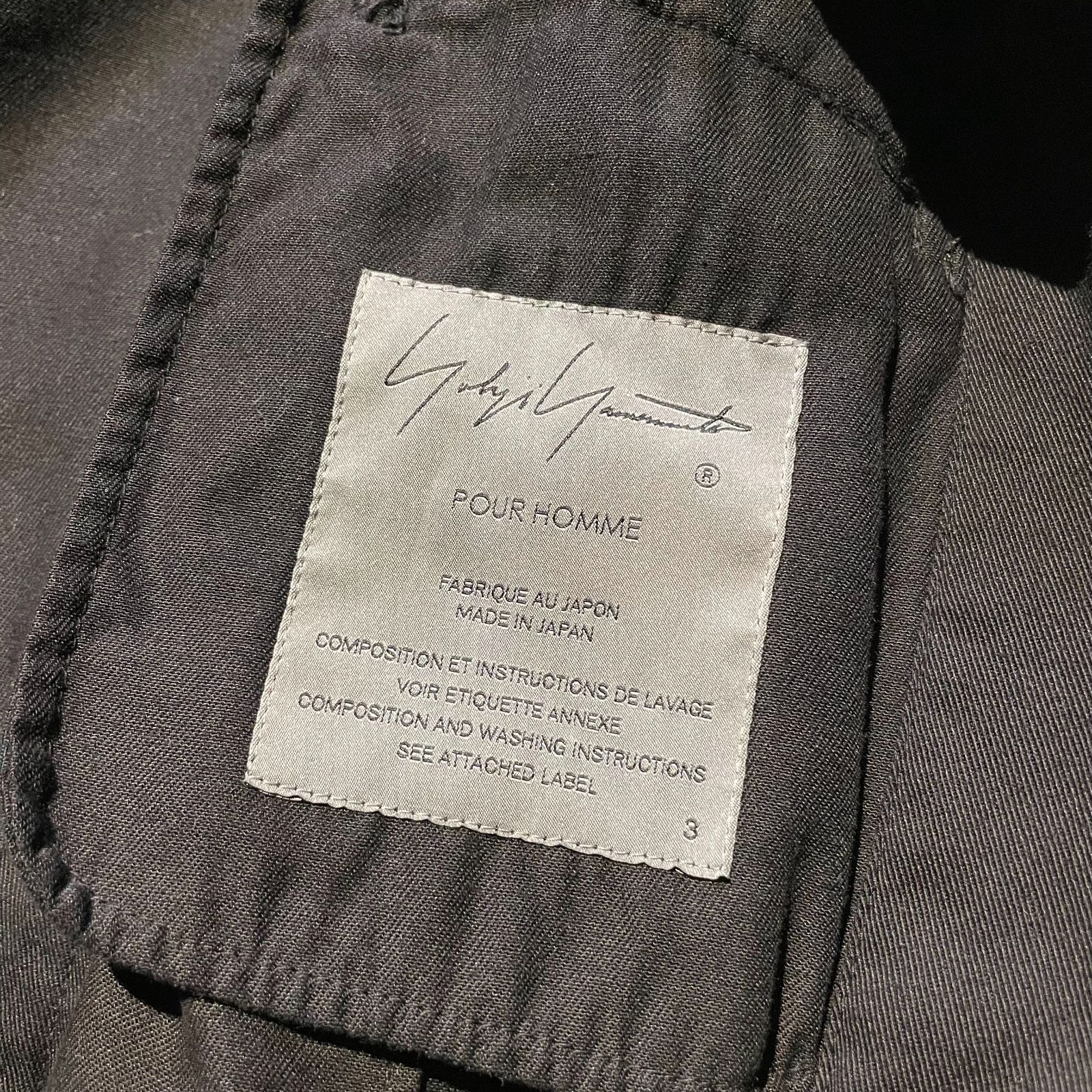 Yohji Yamamoto POUR HOMME 2022ss DYEING COTTON ドクタージャケット