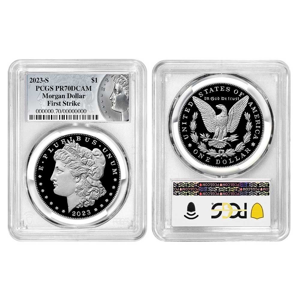セット 2025 S プルーフ 1 モルガン＆ピース シルバー ダラー PCGS FS