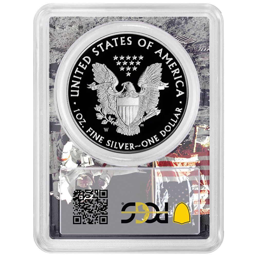 2020 W 1 1オンス プルーフ アメリカン シルバー イーグル PCGS FDOI アポロフレーム
