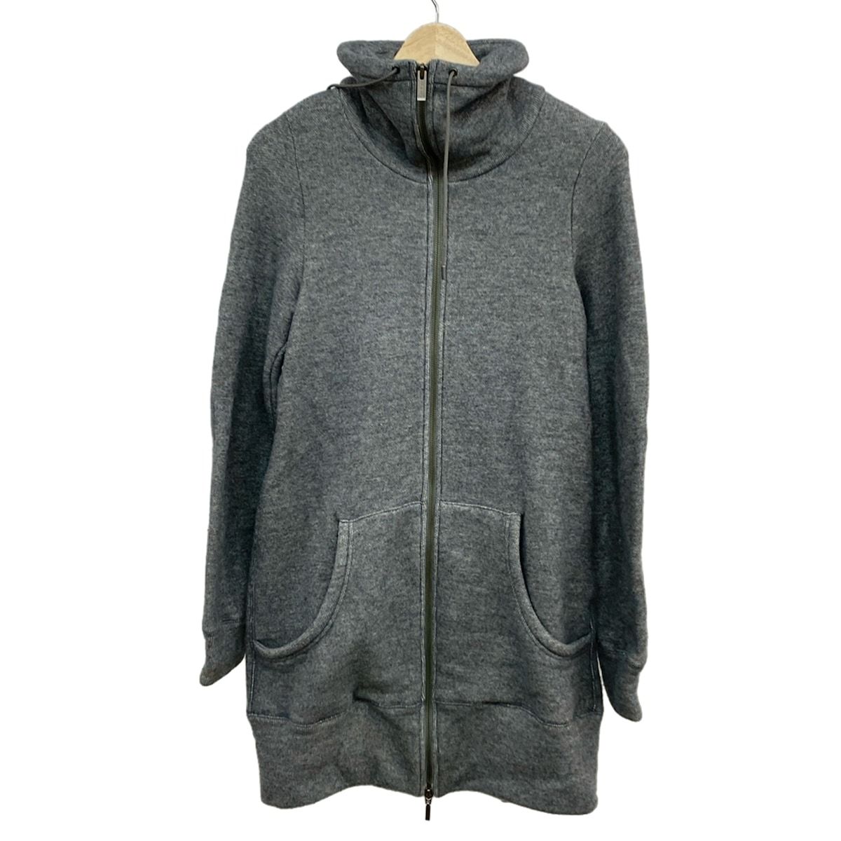 theory luxe セオリーリュクス コート サイズ040 M レディース グレー ターコイズブルー ライトグレー 長袖 ジップアップ 春 秋