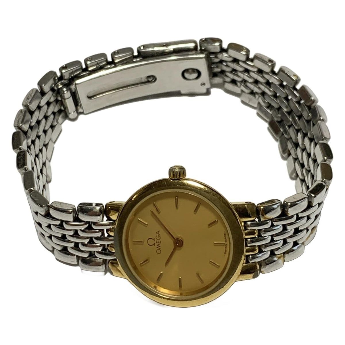 OMEGA オメガ 腕時計 De Ville デビル 6151 441 レディース SS 白