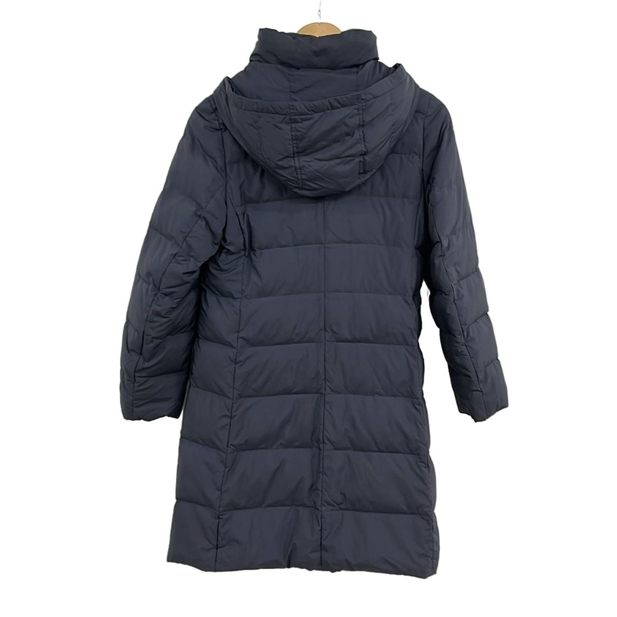 マッキントッシュフィロソフィー ダウンコート サイズ36 M レディース ネイビー フード ファー着脱可 冬 長袖