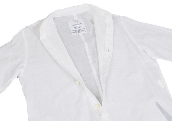 s サイドホックスリットデザインシャツワンピース