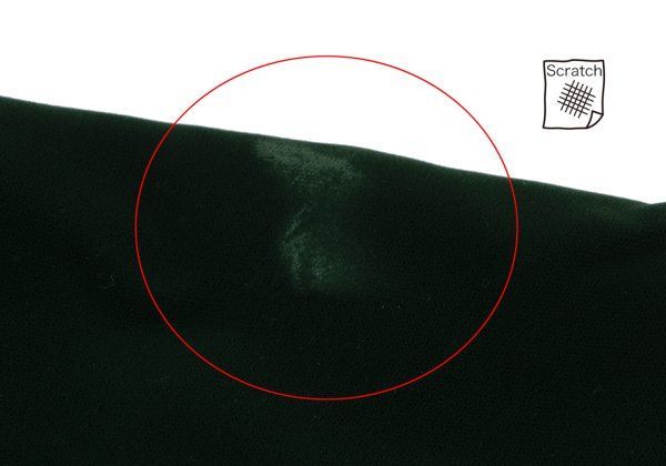 GARCONS Vネックベロアワンピース