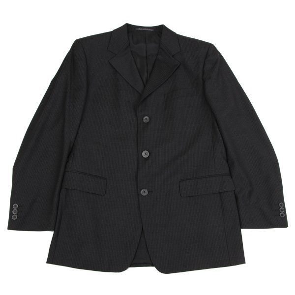 ジャンニヴェルサーチGIANNI VERSACE ウールピンストライプ