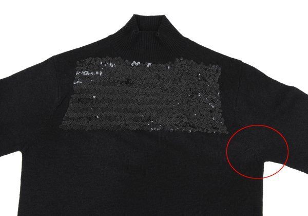 ジュンヤワタナベ コムデギャルソン黒のハイネックニット ジュンヤ