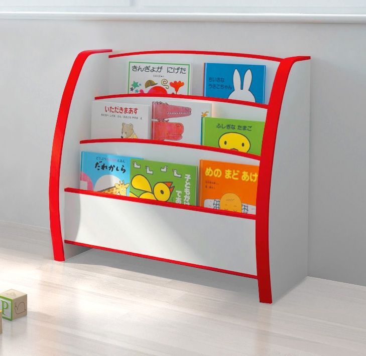 EVAキッズ 絵本たて トール 幅65 cm 本箱 子供部屋 おもちゃ箱 低ホルムアルデヒド 子供向け玩具 本棚