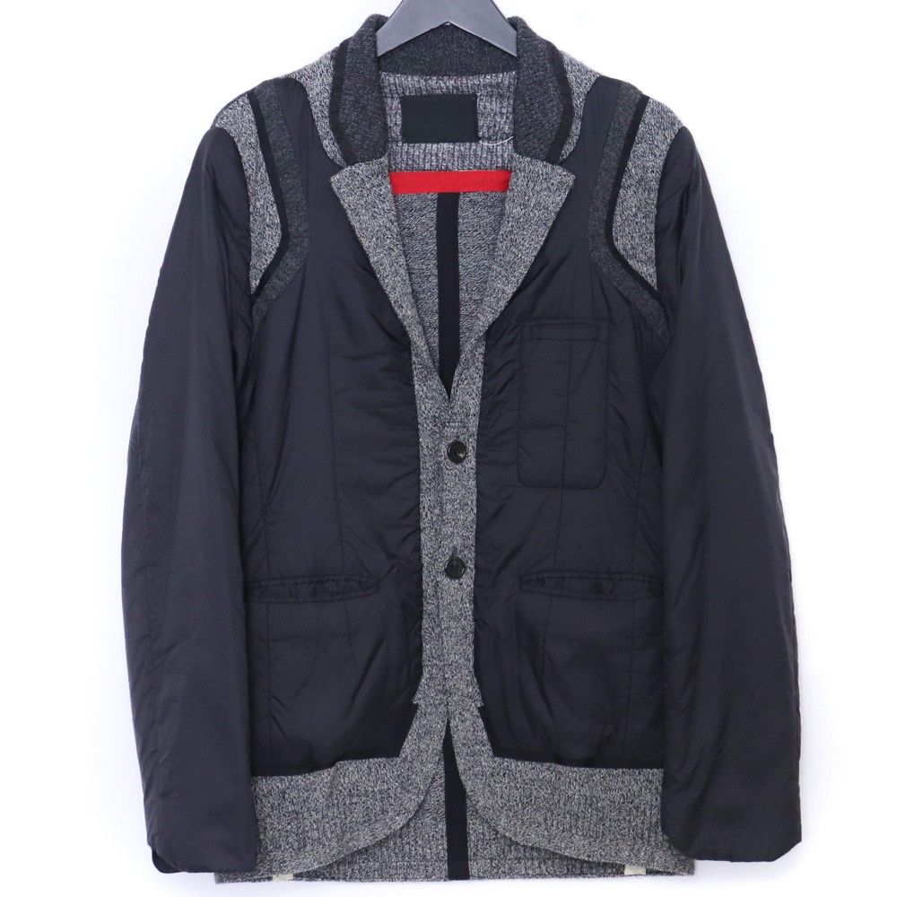 売れ筋 UNDERCOVER 中綿/ニット テーラードジャケット サイズ2 グレー