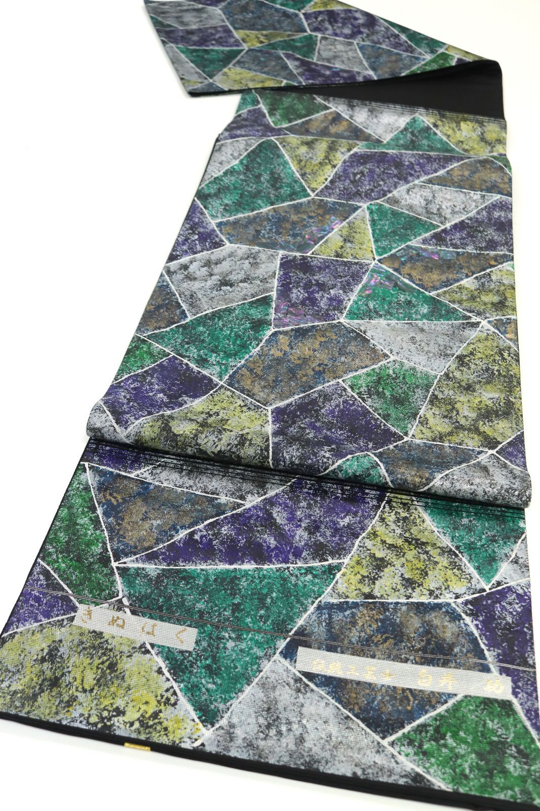 ofa 2726 西陣 高山工房 本焼箔螺鈿 伝統工芸士 白井功 袋帯 きぬはく 三通柄 お仕立て付き ２～３週間で発送