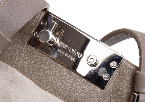  ジミーチュウJIMMY CHOO 2 wayレザーバッグ モカ マザーズバッグ バッグ