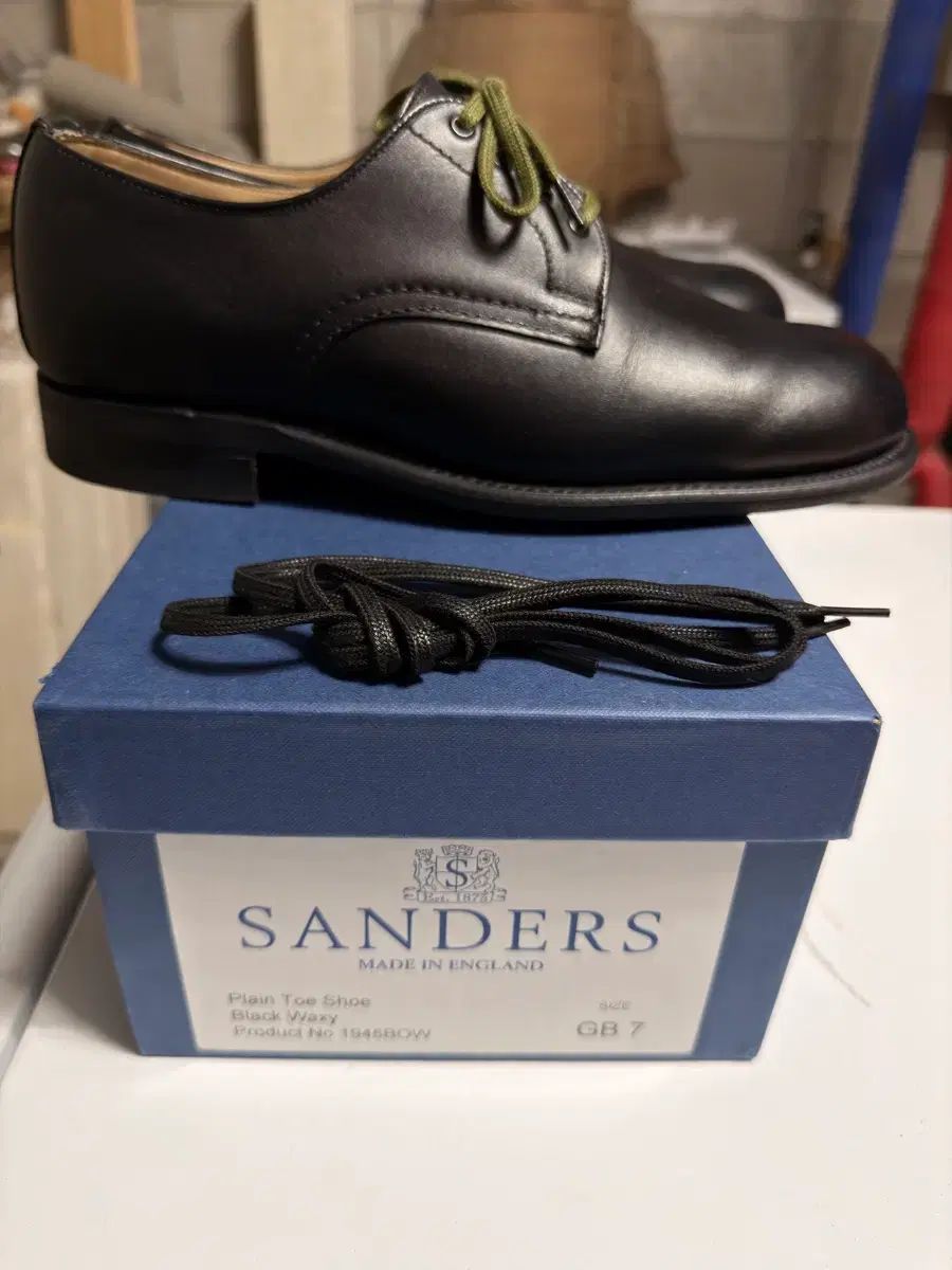 SANDERS サンダース BGS プレーン トゥ ドビ UK 7 255-260