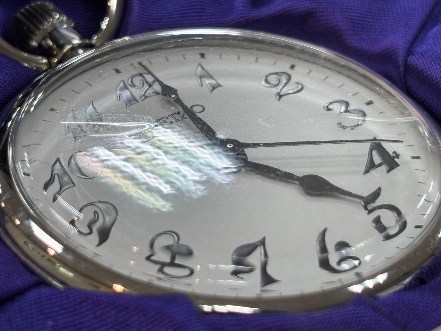  GO 166 SEIKO 鉄道時計 桐箱入り JR西日本刻印 懐中時計 腕時計(アナログ)