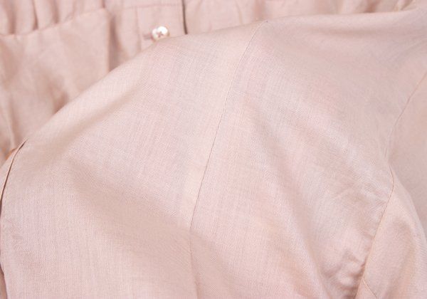 フリル切替ノースリーブワンピース ピンクM位