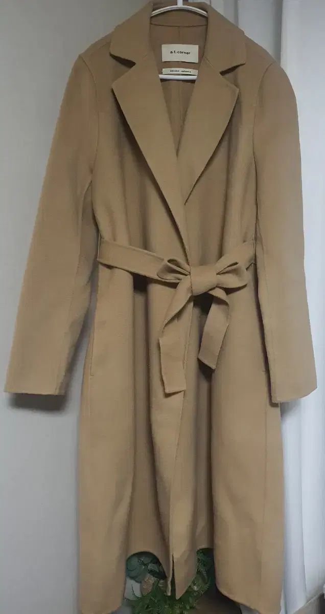 a t corner カシミア ブレンド コート