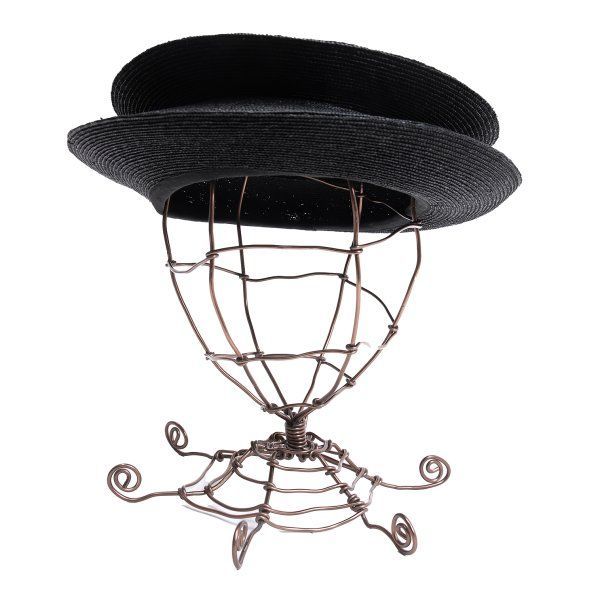 コムデギャルソンCOMME des GARCONS 変形ストローハット 黒