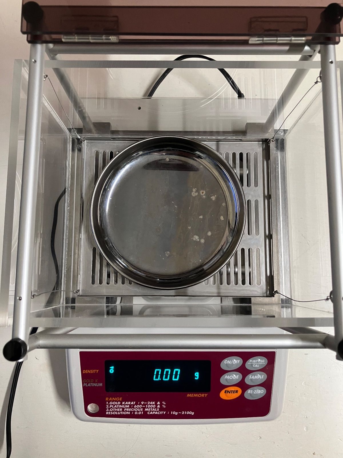  貴金属テスター 比重計 GK-2000 ALFA MIRAGE アルファミラージュ 金 判定 純度判定 プラチナ 買取 リユース 角皿無し はかり 計測 検査
