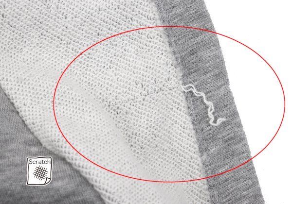  ミハラヤスヒロMIHARA YASUHIRO 裾クラッシュノースリーブスウェットワンピース グレーS ワンピース マタニティ