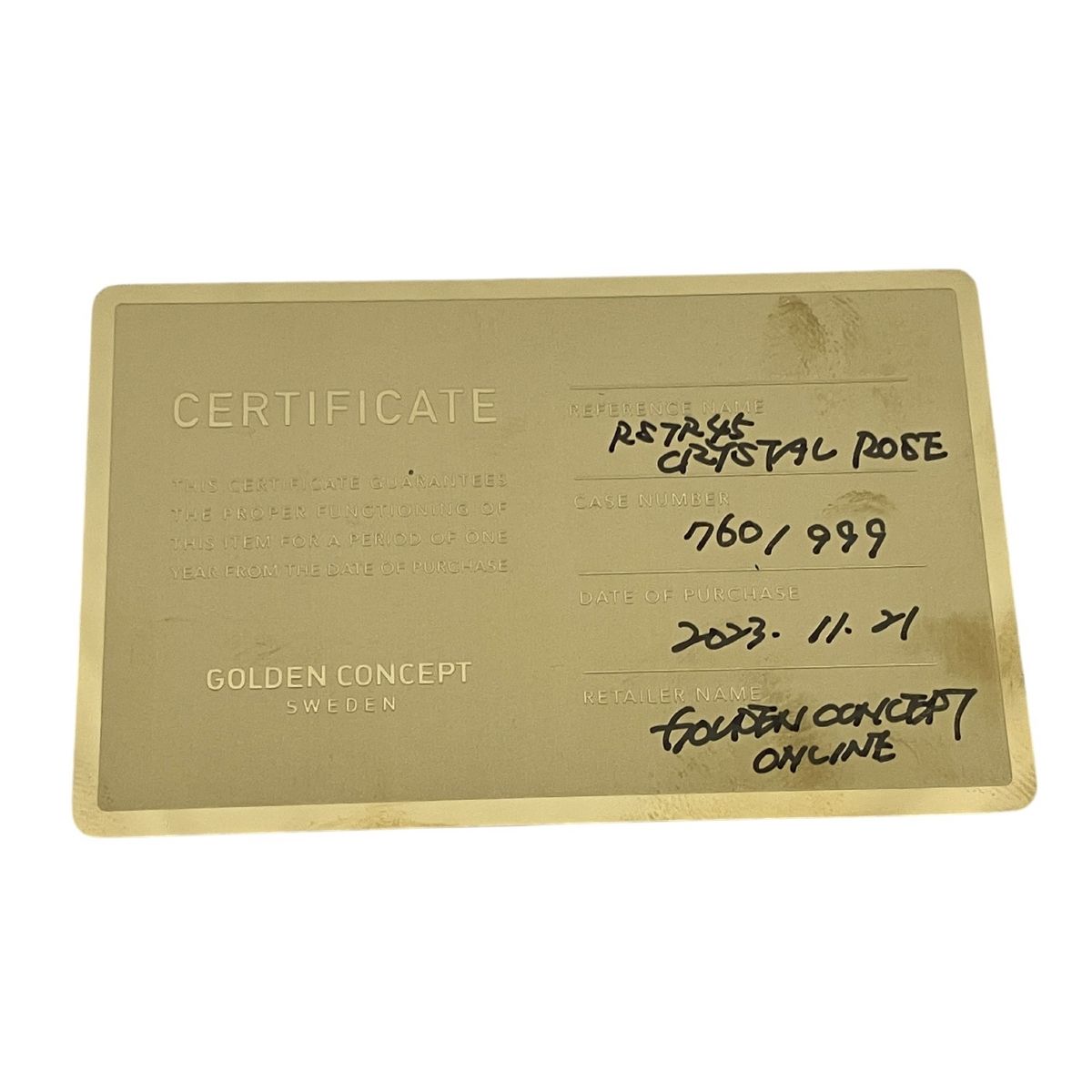  GOLDEN CONCEPT RSTR 45 Apple Watch ケース ケース Apple Watchアクセサリー