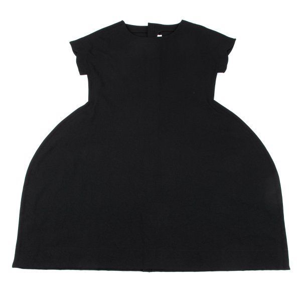 コムデギャルソンCOMME des GARCONS エステル二次元半袖ワンピース 黒XS