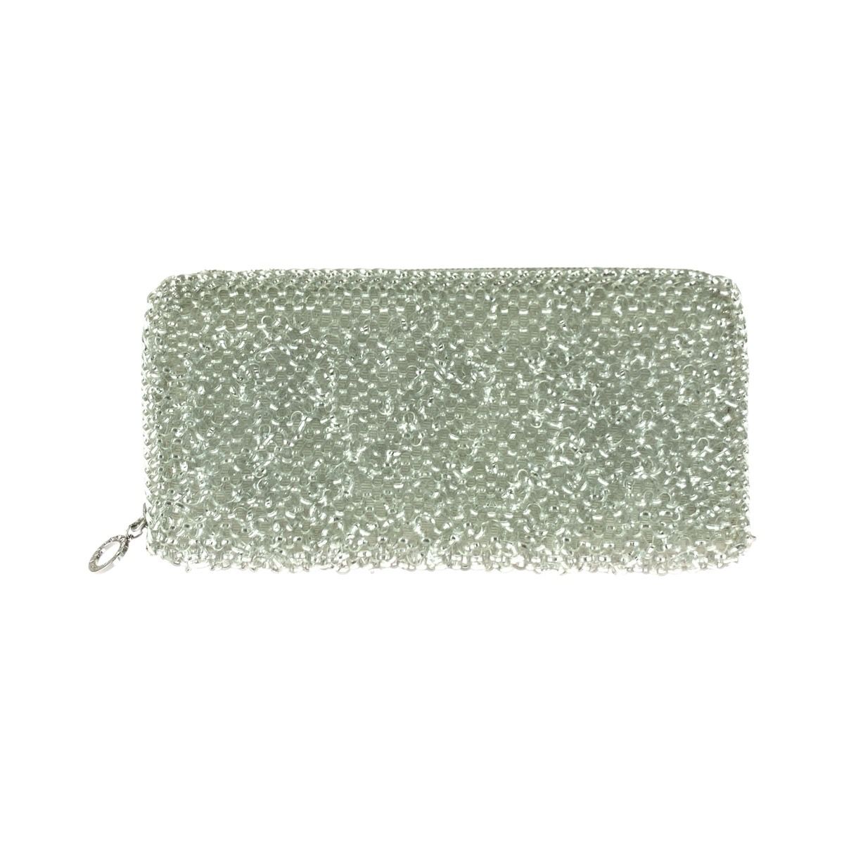 美品 ANTEPRIMA アンテプリマ シルバー シルバー金具 ワイヤー 長財布