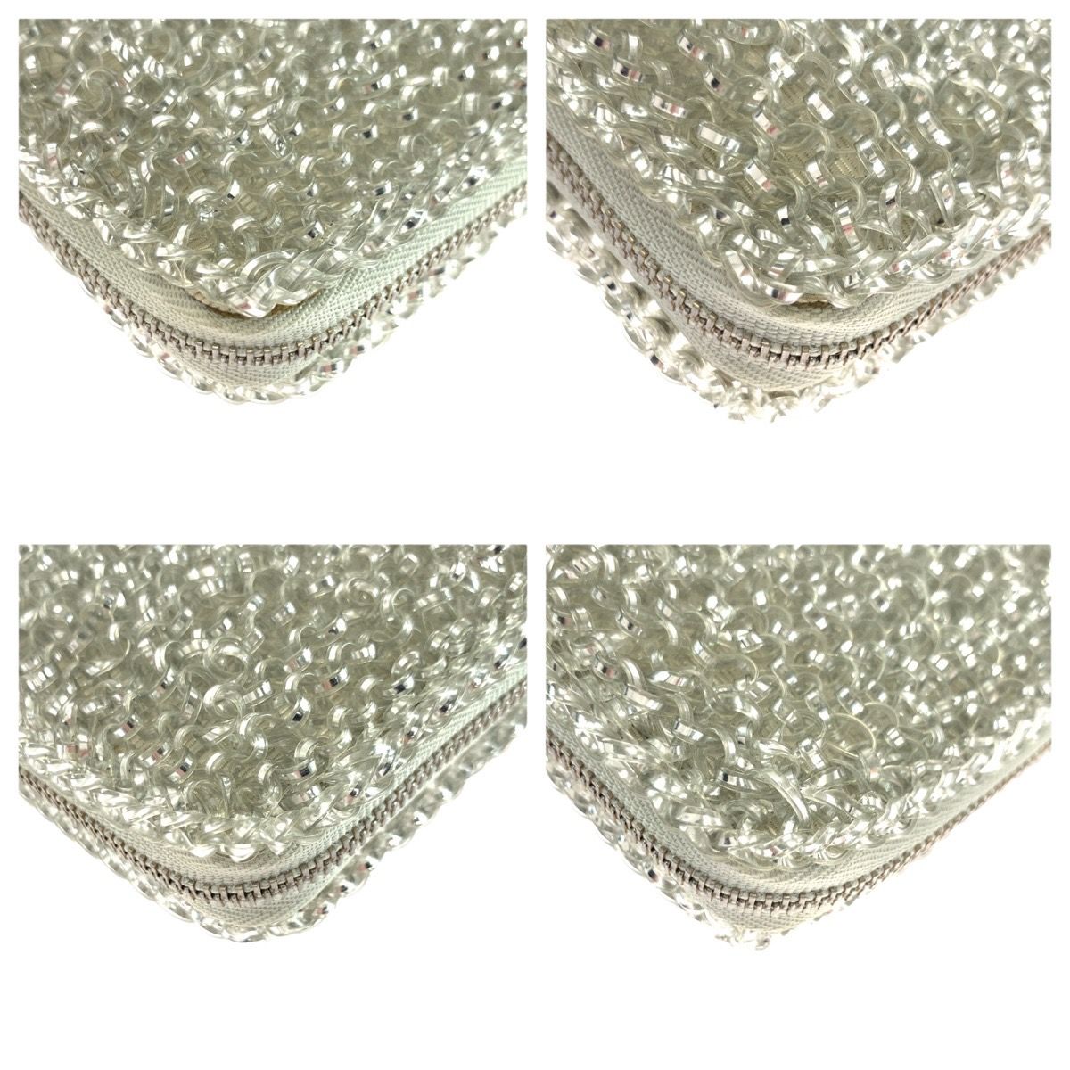 美品 ANTEPRIMA アンテプリマ シルバー シルバー金具 ワイヤー 長財布