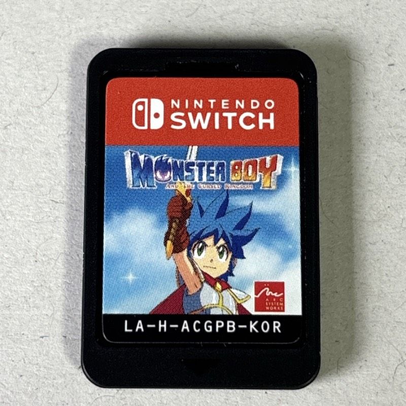 動作品 希少 レア Switch モンスターボーイ 呪われた王国 MONSTER BOY