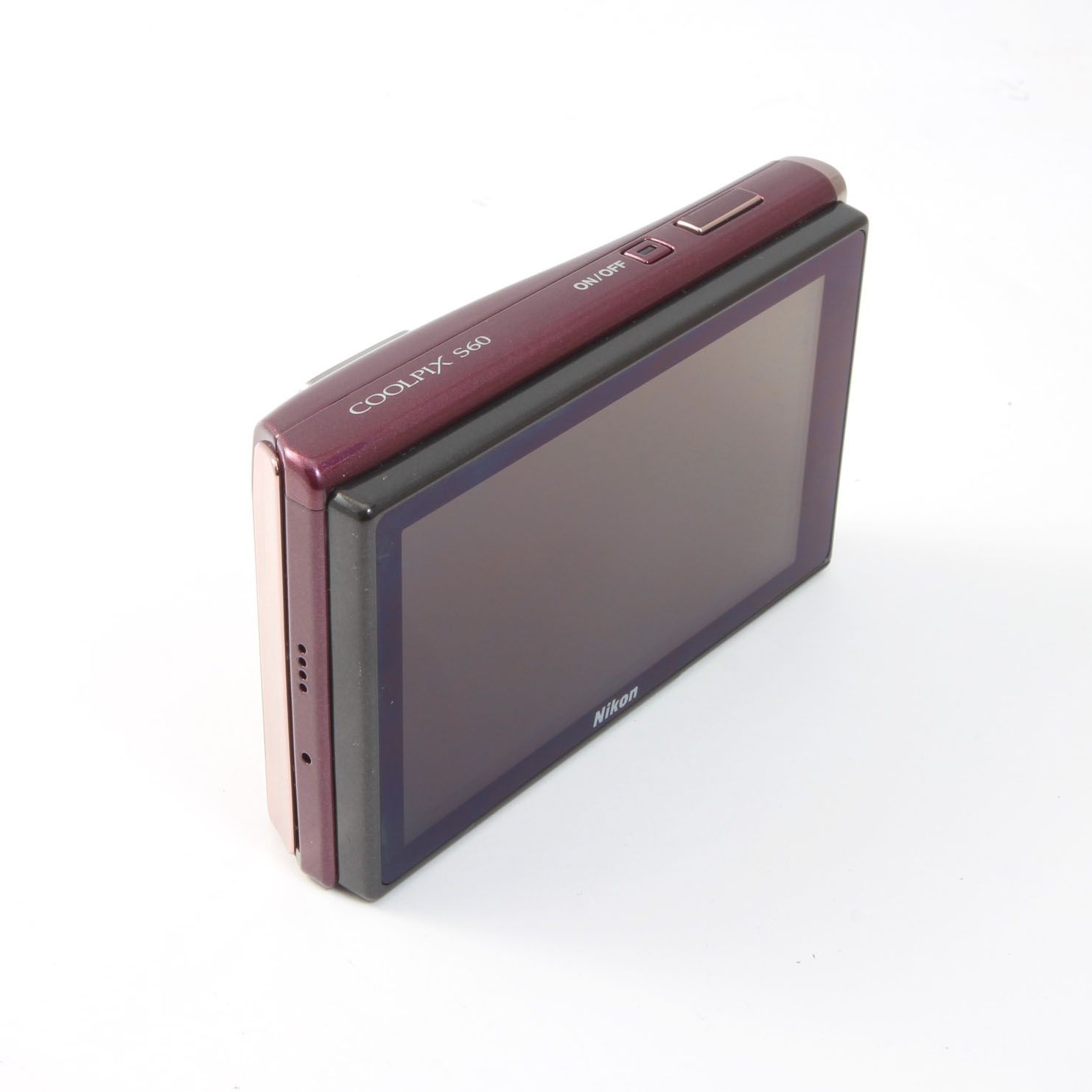 ニコン Nikon COOLPIX S60 ワインレッド コンパクトデジタルカメラ 