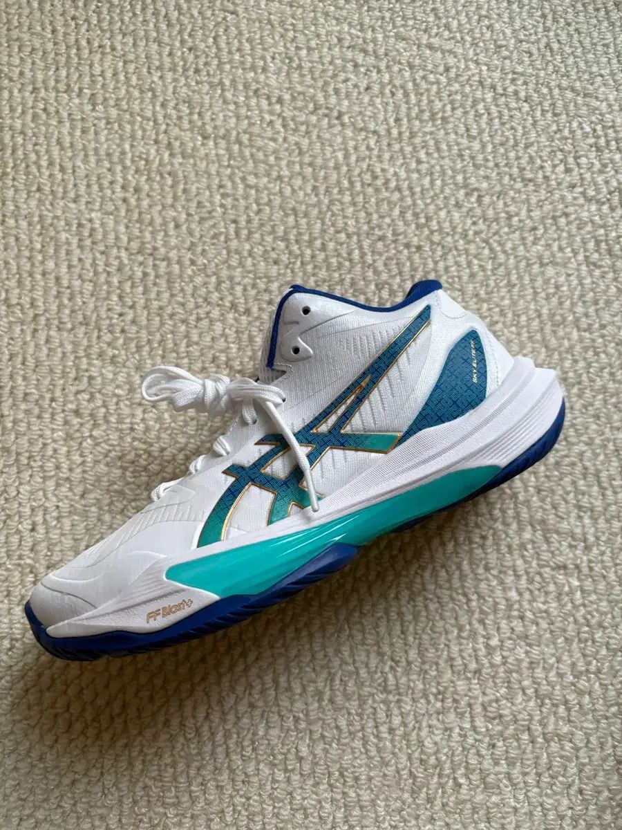 アシックス スカイ エリート FF MT 3 バレーボールシューズ ホワイト ブルー