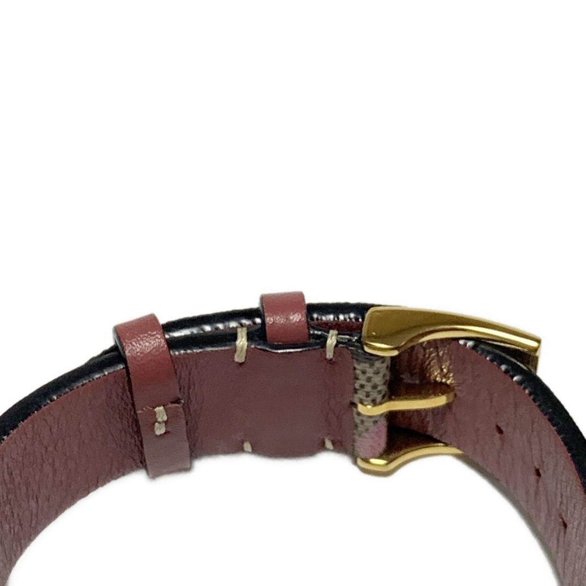  GUCCI グッチ 腕時計 GG柄 126.4 レディース 花柄 ベージュ×ダークブラウン×マルチ その他 時計