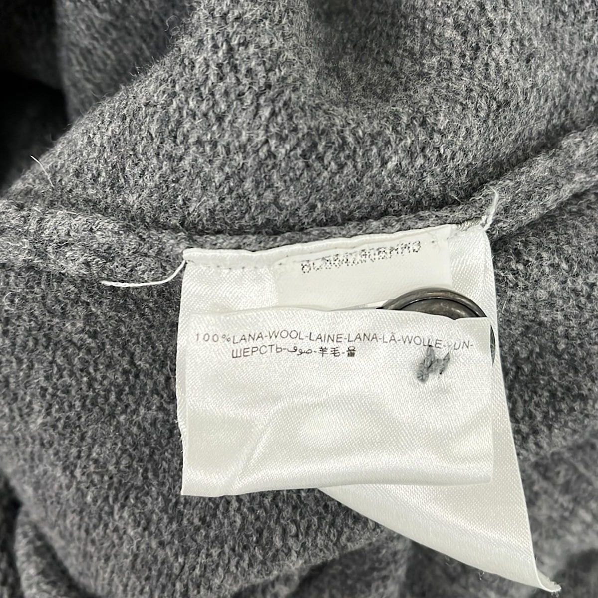 ミ*ト様 MONCLER モンクレール 春ニット グレー 美品 MONCLER（モンクレール） 【並行輸入品】モンクレール ニット