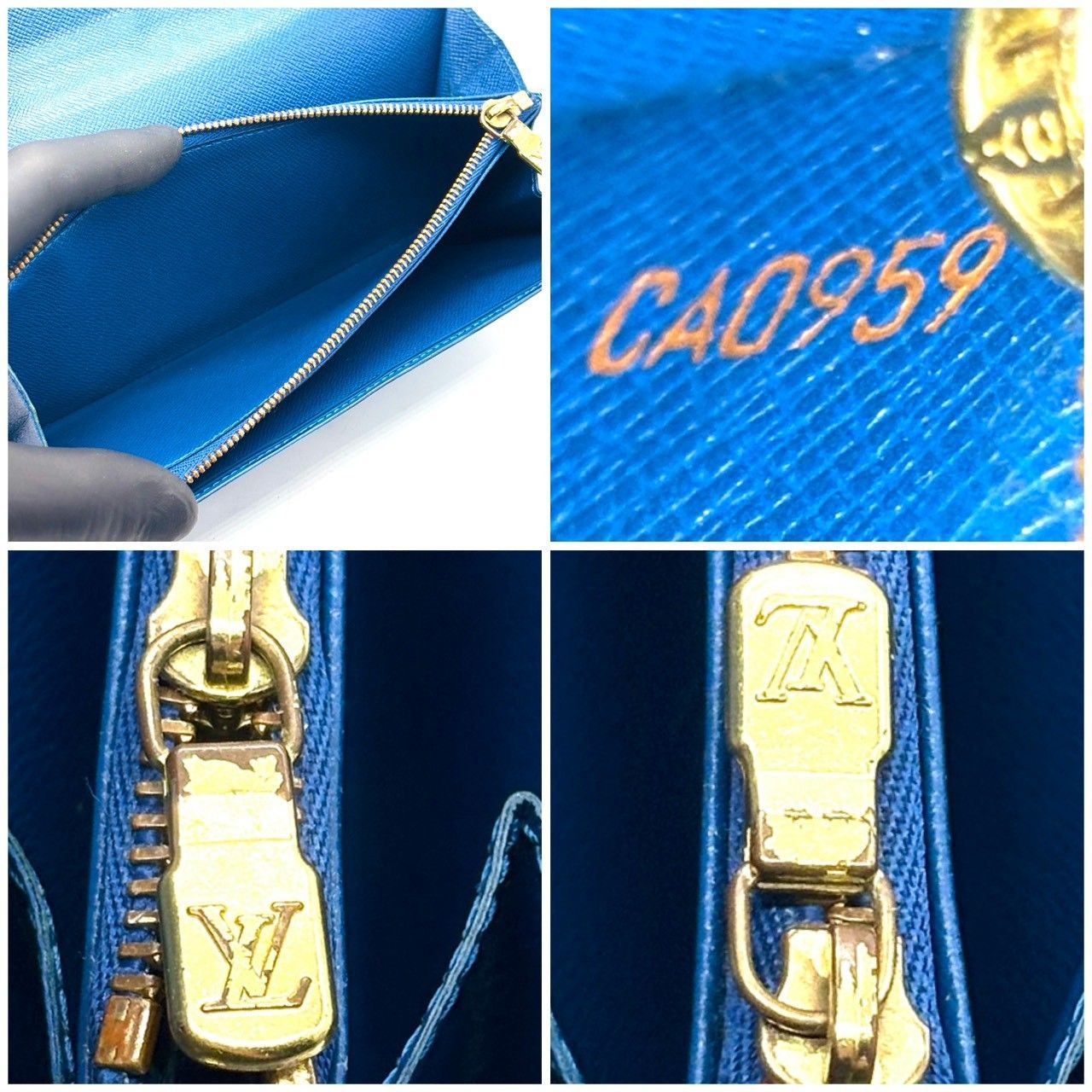 品よく映える青藍の趣】 LOUIS VUITTON ルイヴィトン エピ レザー