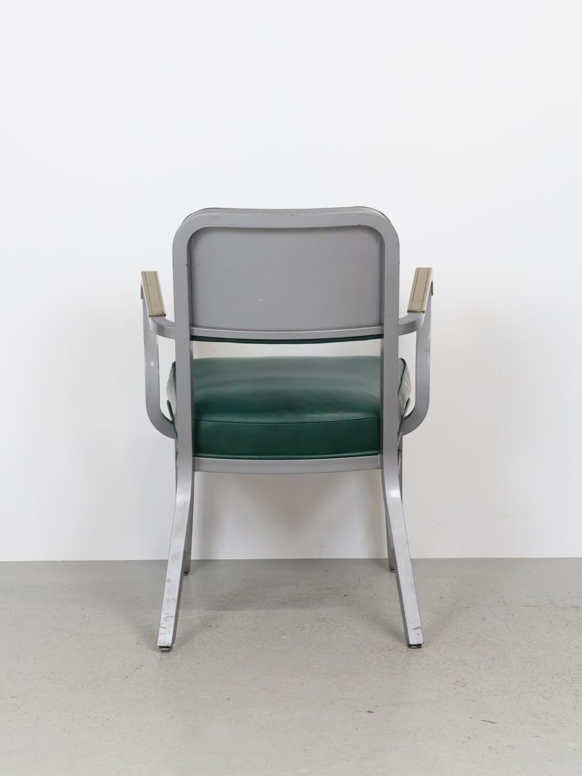 ヴィンテージ グリーンビニールレザー