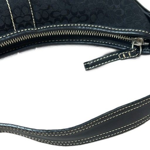 【美品】コーチ 11441 ミニソーホー ワンハンドバッグ キャンバス 黒 楽天市場】コーチ COACH ブリーカーシグネチャースモールフラップ