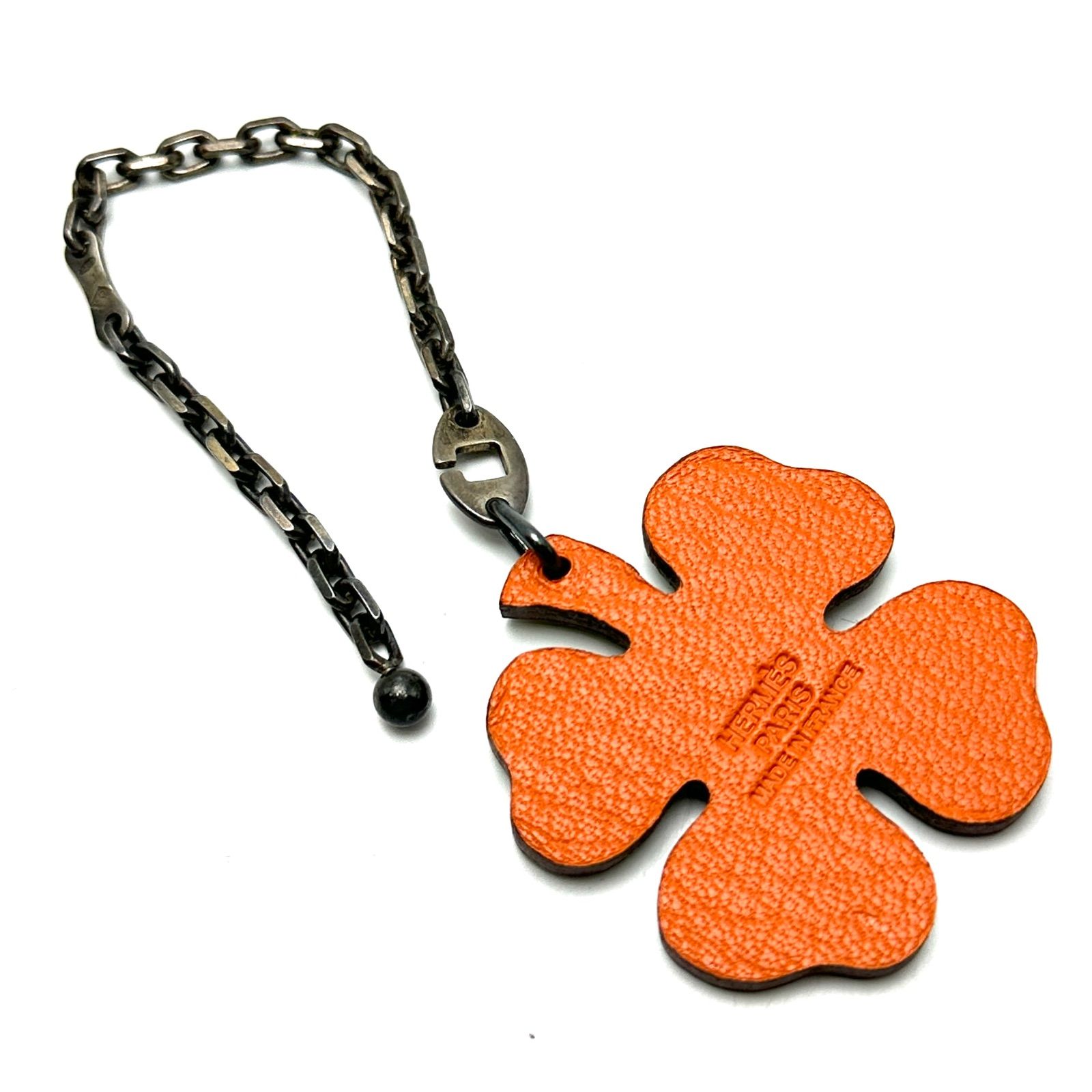 楠本質店/元住吉】エルメス HERMES 四つ葉のクローバー キーホルダー