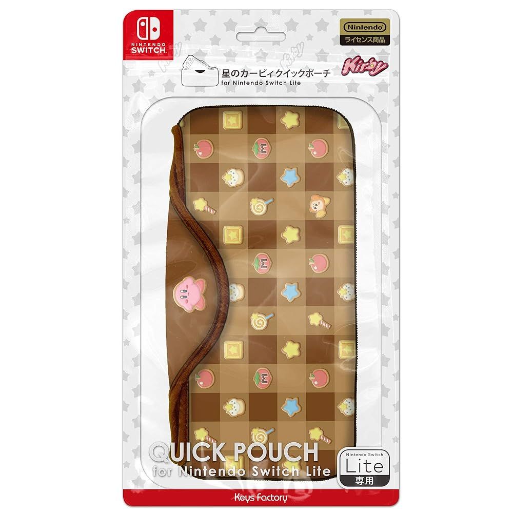 星のカービィ for Nintendo クイックポーチ Switch : Lite | KeysFactory クイックポーチforNintendoSwitchLite|KeysFactory CLOSET カービィのコミック 30th CQP 任天堂ライセンス商品星のカービィ Switch（カービィの
