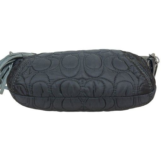 COACH コーチ ショルダーバッグ ワンショルダーバッグ ハーフムーン ナイロン フリンジ スエード 6791 ブラック レザー COACH コーチ ショルダーバッグ ワンショルダーバッグ ハーフムーン