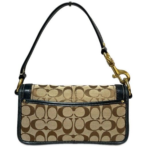 COACH コーチ ショルダーバッグ ターンロック レガシー シグネチャー