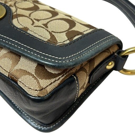 COACH コーチ ショルダーバッグ ターンロック レガシー シグネチャー 