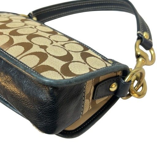 COACH コーチ ショルダーバッグ ターンロック レガシー シグネチャー