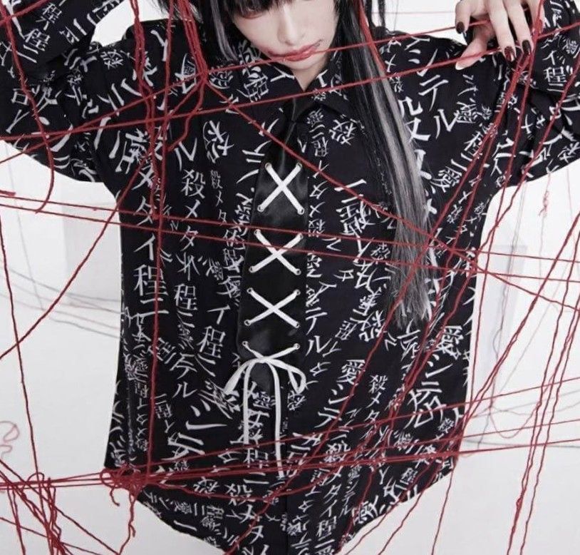 Grrr the Lipper ガルルザリッパー 殺メタイ程ニ愛シテル。iシャツ 極美品 ガルルザリッパー 殺メタイ程ニ愛シテル シャツ ネクタイなし