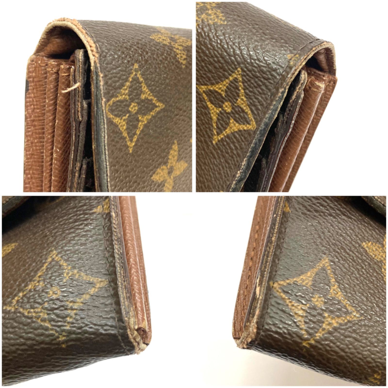 LOUIS VUITTON】ルイヴィトン ポルトモネクレディ モノグラム 長財布