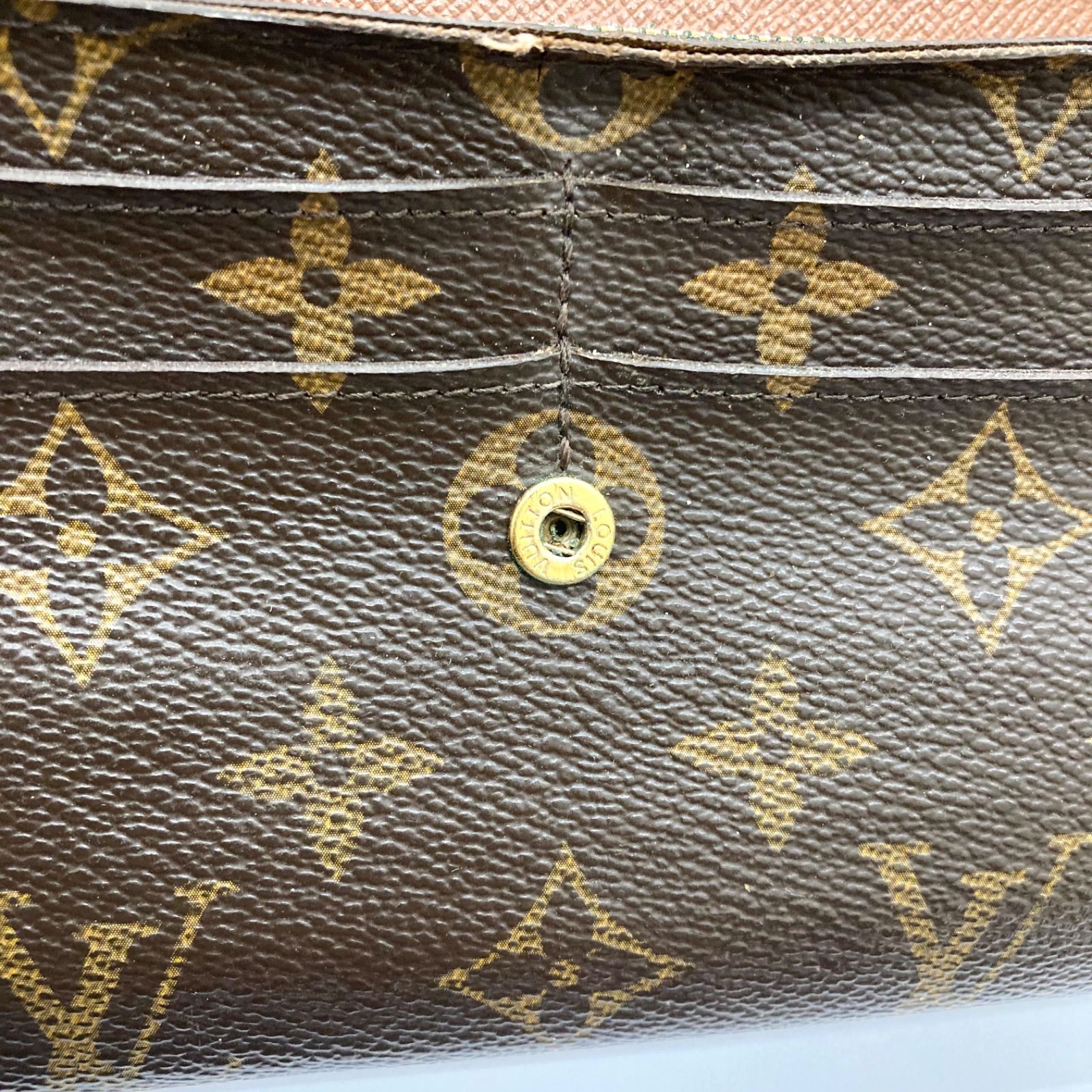 LOUIS VUITTON】ルイヴィトン ポルトモネクレディ モノグラム 長財布