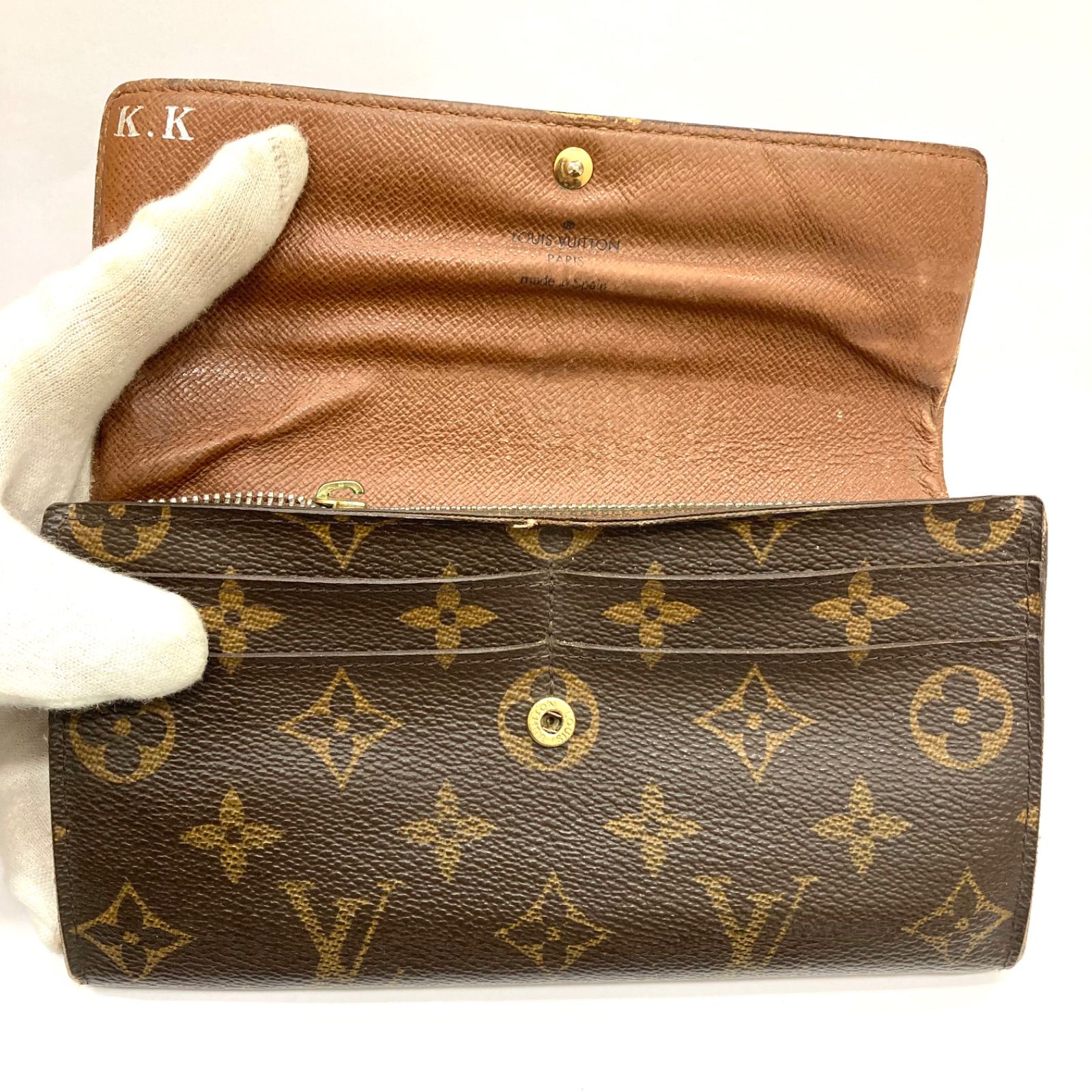 【極美品】ルイヴィトン ポルトモネクレディ ポルトフォイユサラ モノグラム 財布 ルイヴィトン ポルトモネクレディ ポルトフォイユサラ モノグラム 財布