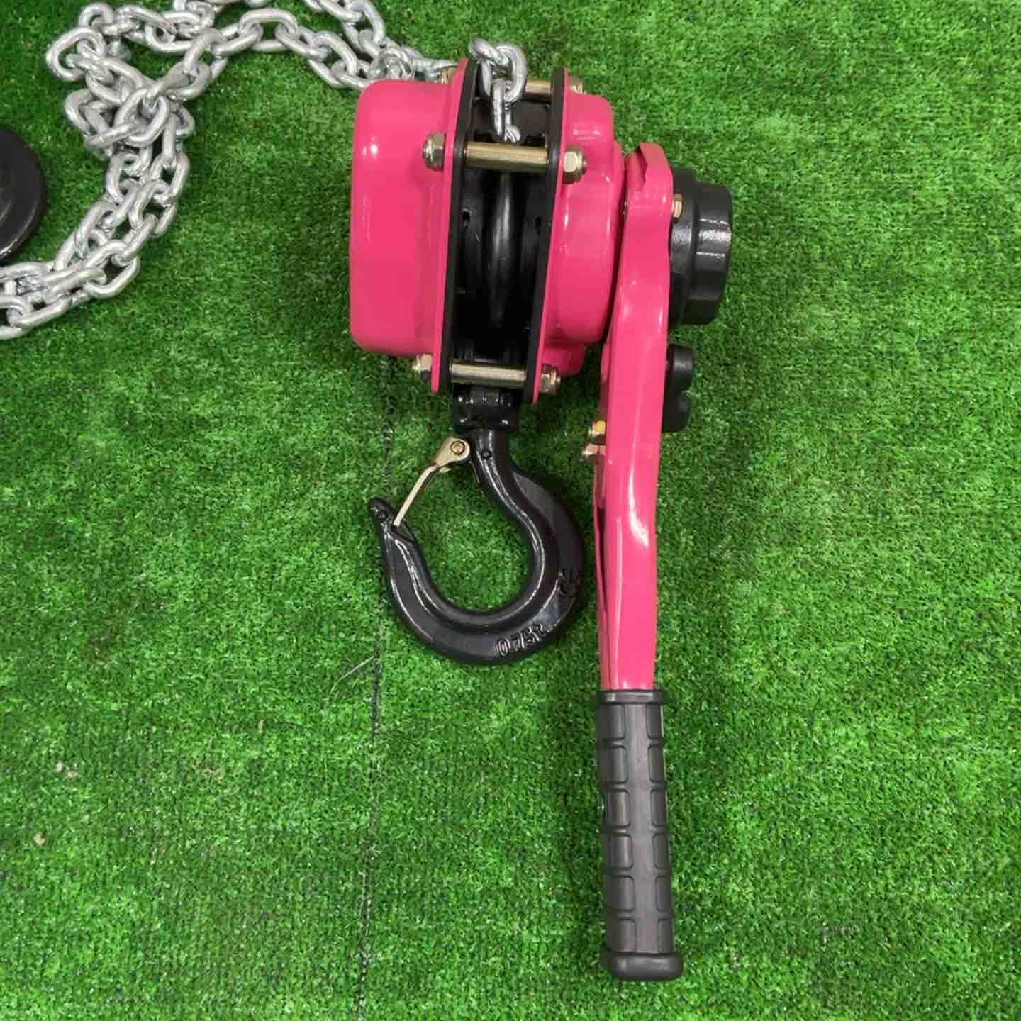 WCP 三方良し レバーホイスト 246367-01 0.75 t ピンク色