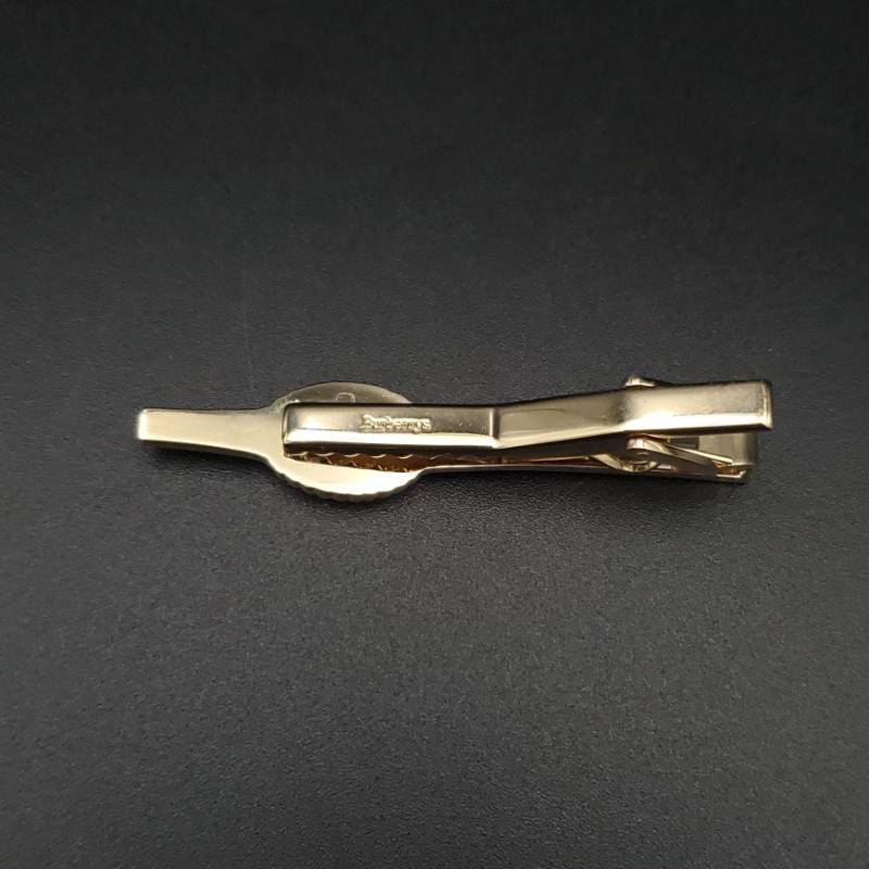 美品 Burberrys バーバリーズ ネクタイピン ゴールドカラー ホースロゴ